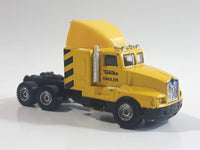 Maisto Tonka Hauler Semi Tractor Truck Yellow Die Cast Toy Car Vehicle