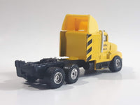 Maisto Tonka Hauler Semi Tractor Truck Yellow Die Cast Toy Car Vehicle