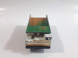 1999 Matchbox Road Work Faun Dump Truck White with Green Brown Die Cast Toy Car Construction Equipment Vehicle