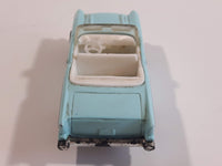 2013 Matchbox MBX Adventure City 1957 Chevrolet Bel Air Convertible Light Blue Die Cast Toy Car Vehicle