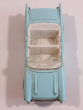 2013 Matchbox MBX Adventure City 1957 Chevrolet Bel Air Convertible Light Blue Die Cast Toy Car Vehicle