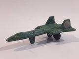 Fighter Jet Army Green Plastic Toy Airplane Aircraft Vehicle