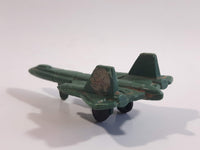 Fighter Jet Army Green Plastic Toy Airplane Aircraft Vehicle