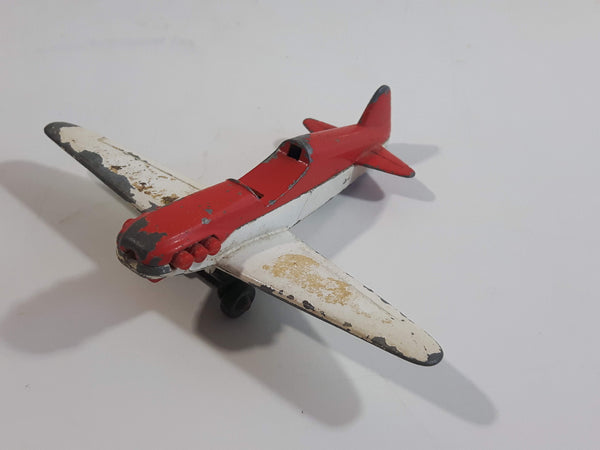 Vintage 1975 Lesney Matchbox Sky Busters SB17 Ramrod Red and White Die Cast Toy Airplane Aircraft Vehicle