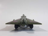 Fighter Jet Army Dark Green and Brown Camouflage Plastic Die Cast Toy Airplane Aircraft Vehicle