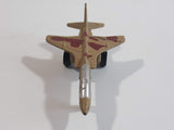 Fighter Jet Army Tan Brown Camouflage Die Cast Toy Airplane Aircraft Vehicle