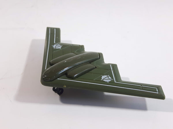 Greenbrier Stealth Bomber Fighter Jet Army Green Die Cast Toy Airplane Aircraft Vehicle