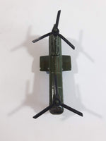 Unknown Brand No. 6007 69 BDE 2ADA Military Helicopter Dark Army Green Die Cast Toy Aircraft Vehicle