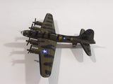 A222 B-17 Bomber Dark Army Green Camouflage Die Cast Toy Aircraft Vehicle