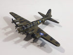 A222 B-17 Bomber Dark Army Green Camouflage Die Cast Toy Aircraft Vehicle