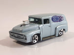 1999 Hot Wheels First Editions '56 Ford Truck Light Blue Grey Die Cast Toy Car Hot Rod Vehicle with Opening Hood