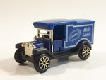 High Speed No. 607 - 612 Milk Land Dairy Delivery Truck Dark Blue Die Cast Toy Car Vehicle