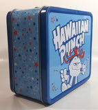 2010 Hawaiian Punch Beverage Drink Embossed Blue Tin Metal Lunch Box