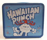 2010 Hawaiian Punch Beverage Drink Embossed Blue Tin Metal Lunch Box