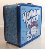 2010 Hawaiian Punch Beverage Drink Embossed Blue Tin Metal Lunch Box