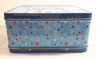 2010 Hawaiian Punch Beverage Drink Embossed Blue Tin Metal Lunch Box