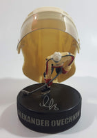 2009 McDonald's NHL Ice Hockey Alexander Ovechkin Washington Capitals Mini Helmet Mask and Figure on Puck