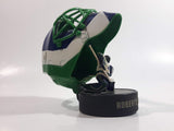 2009 McDonald's NHL Ice Hockey Roberto Luongo Vancouver Canucks Goalie Mini Helmet Mask and Figure on Puck