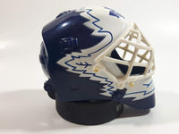 2009 McDonald's NHL Ice Hockey Vesa Toskala Toronto Maple Leafs Goalie Mini Helmet Mask and Figure on Puck