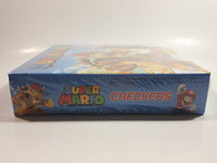 2019 Nintendo Super Mario Checkers Board Game Bowser & Mario Cover New in Box Sealed