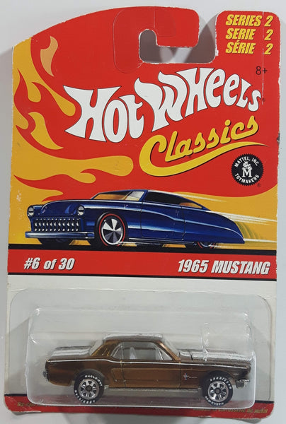 2006 Hot Wheels Classics Series 2 1965 Mustang Spectraflame Brown Die Cast Toy Car Vehicle with Opening Hood