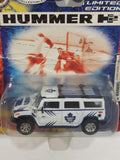 2004 Fleer Collectibles Limited Edition Toronto Maple Leafs 2003 Hummer H2 White Die Cast Toy Car Vehicle - New in Package