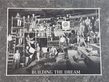 1995 NHL NHLPA Vancouver Canucks Quintology Collection Ice Hockey Team "Building A Dream" Construction Themed Print 11" x 13" Sports Collectible