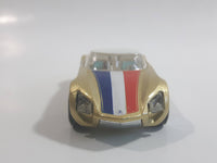 2009 Hot Wheels Avant Garde Metallic Gold Die Cast Toy Car Vehicle