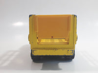 Vintage Tonka Farm Livestock Truck Green and Yellow Pressed Steel Toy Car Vehicle with Opening Rear Gate Made in Japan