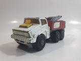 Vintage 1975 Lesney Matchbox Battle Kings K-14 K-110 Recovery Vehicle Tow Truck White and Red Die Cast Toy Car Vehicle