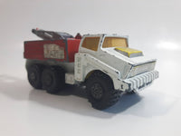 Vintage 1975 Lesney Matchbox Battle Kings K-14 K-110 Recovery Vehicle Tow Truck White and Red Die Cast Toy Car Vehicle