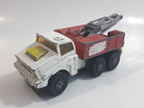 Vintage 1975 Lesney Matchbox Battle Kings K-14 K-110 Recovery Vehicle Tow Truck White and Red Die Cast Toy Car Vehicle