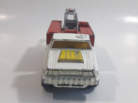 Vintage 1975 Lesney Matchbox Battle Kings K-14 K-110 Recovery Vehicle Tow Truck White and Red Die Cast Toy Car Vehicle