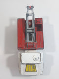 Vintage 1975 Lesney Matchbox Battle Kings K-14 K-110 Recovery Vehicle Tow Truck White and Red Die Cast Toy Car Vehicle