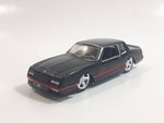 Maisto Ridez 1986 Chevrolet Monte Carlo SS Black Die Cast Toy Car Vehicle with Rubber Tires