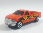 2001 Hot Wheels Wreck'n Roll 1997 Ford F-150 Pickup Truck Orange Die Cast Toy Vehicle