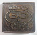 Vintage 1977 Labatt's 50 Ale Metal Belt Buckle Beer Bottle Opener by Jimm Watson