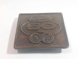 Vintage 1977 Labatt's 50 Ale Metal Belt Buckle Beer Bottle Opener by Jimm Watson