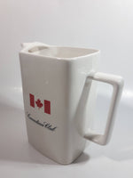 Vintage Wade PDM England Canadian Club White Pottery Pub Whiskey Jug Pitcher