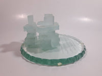 CECA Canadian Electrical Contractors Association 2006 National Conference Beautiful Glass Inukshuk Sculpture