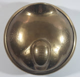 Vintage Solid Brass Engraved Duck Dish with Lid Marked HS 6422