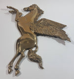 Vintage Pegasus Mythical Creature Horse with Wings Brass Metal Wall Decor