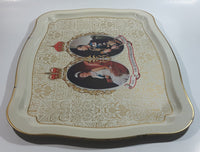 Vintage 1977 The Queen's Silver Jubilee Metal Beverage Tray British Royals Collectible