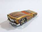 2004 Hot Wheels First Editions Hardnoze Hardnoze '74 Chevy Monte Carlo Metalflake Gold Die Cast Toy Car Vehicle