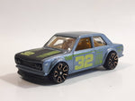 2012 Hot Wheels Faster Than Ever Datsun Bluebird 510 Metallic Silver #32 Die Cast Toy Race Car Vehicle