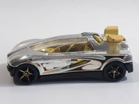 2009 Hot Wheels 3 Lane Super Speedway Octainium Chrome Die Cast Toy Car Vehicle