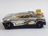 2009 Hot Wheels 3 Lane Super Speedway Octainium Chrome Die Cast Toy Car Vehicle