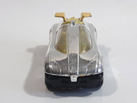 2009 Hot Wheels 3 Lane Super Speedway Octainium Chrome Die Cast Toy Car Vehicle