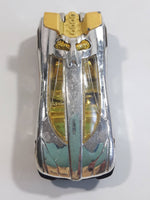 2009 Hot Wheels 3 Lane Super Speedway Octainium Chrome Die Cast Toy Car Vehicle