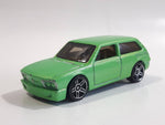 2011 Hot Wheels Volkswagen Brasilia Green Die Cast Toy Car Vehicle